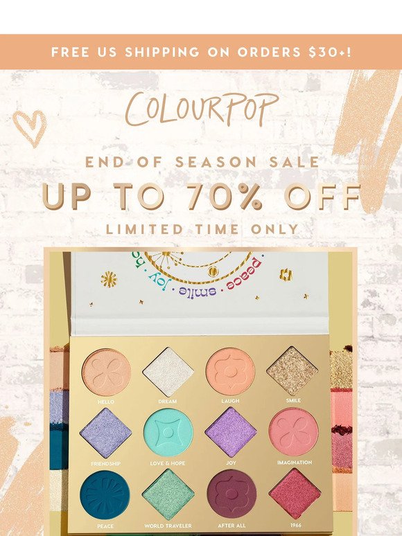 Omg, up to 70% off sale! 🌟
