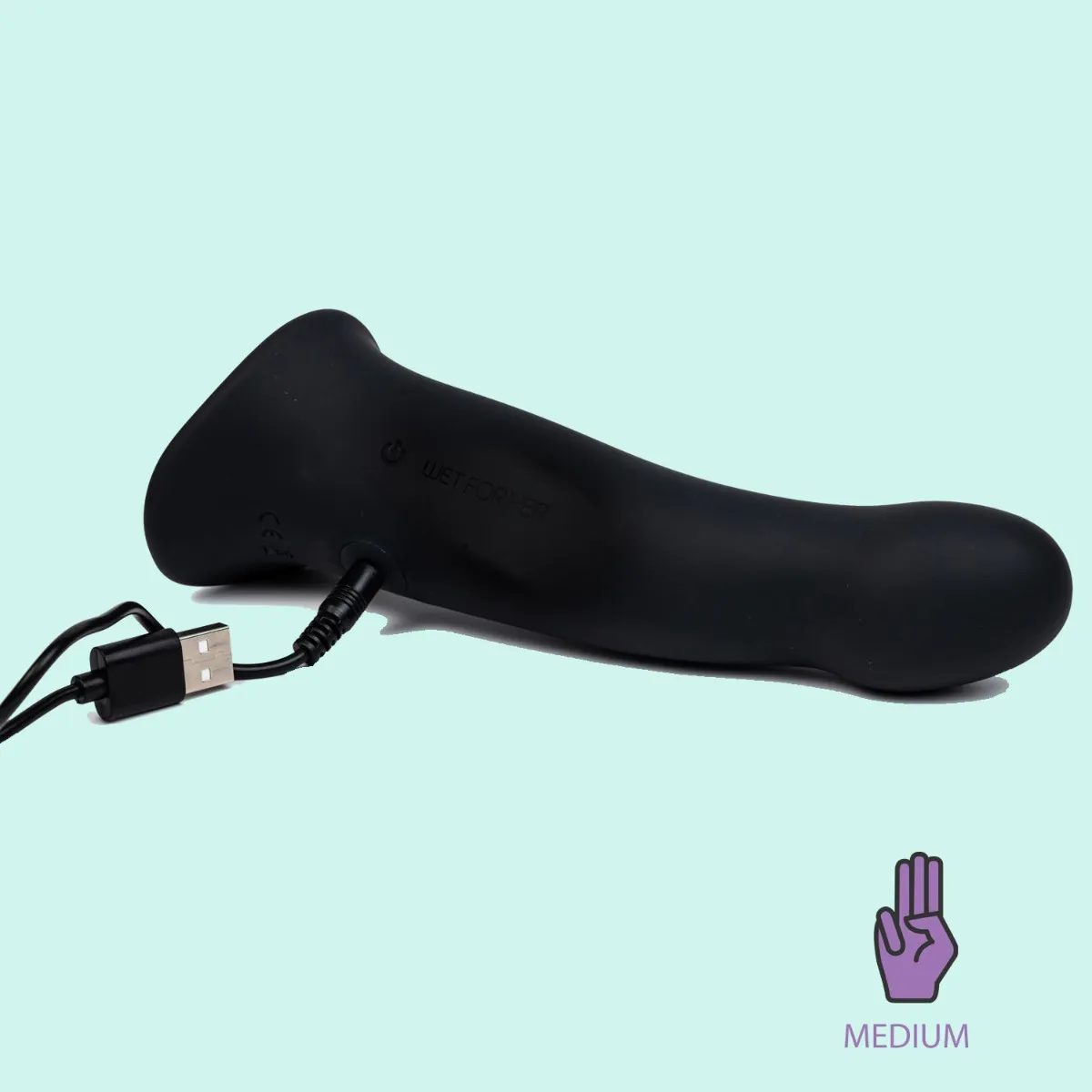Image of COMZE VIBRATING DILDO -  10 SPEEDS - VIBRATING PLEASURE BASE