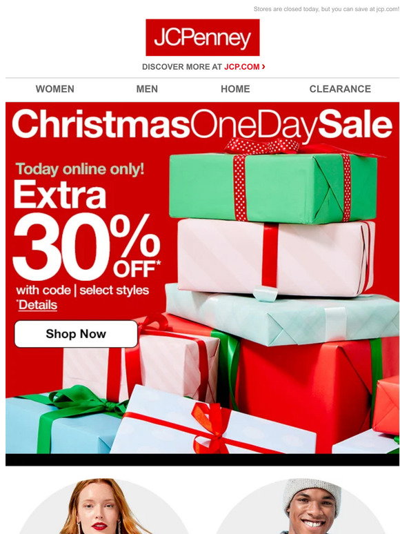 JC Penney: It's Holiday CLEARANCE time! ⏰