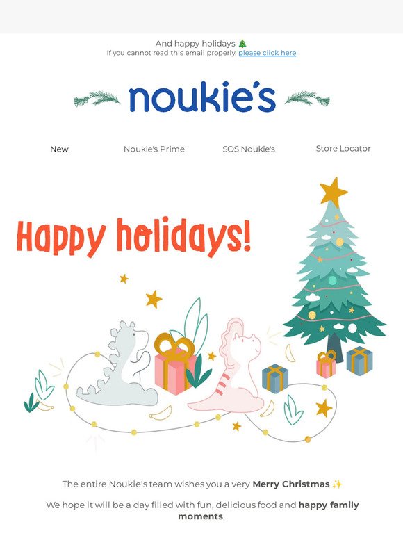 A Merry Christmas from the entire Noukie's team 🎄