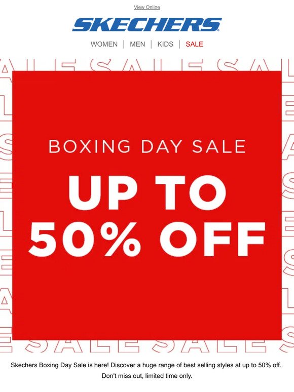 Up To 50% Off For Our Boxing Day Sale! 🚨