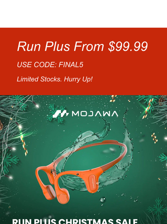 Run Plus, starting from $99.99. New Year Sale Countdown.