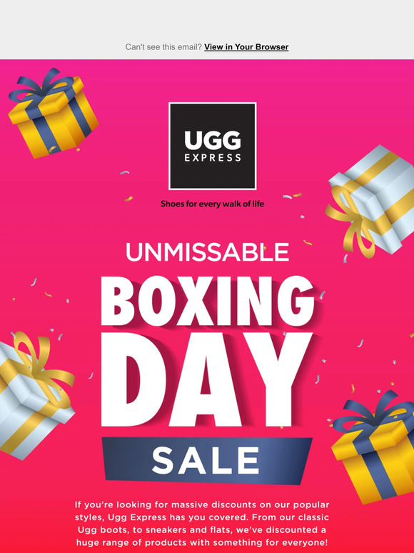 Ugg boxing day on sale sale