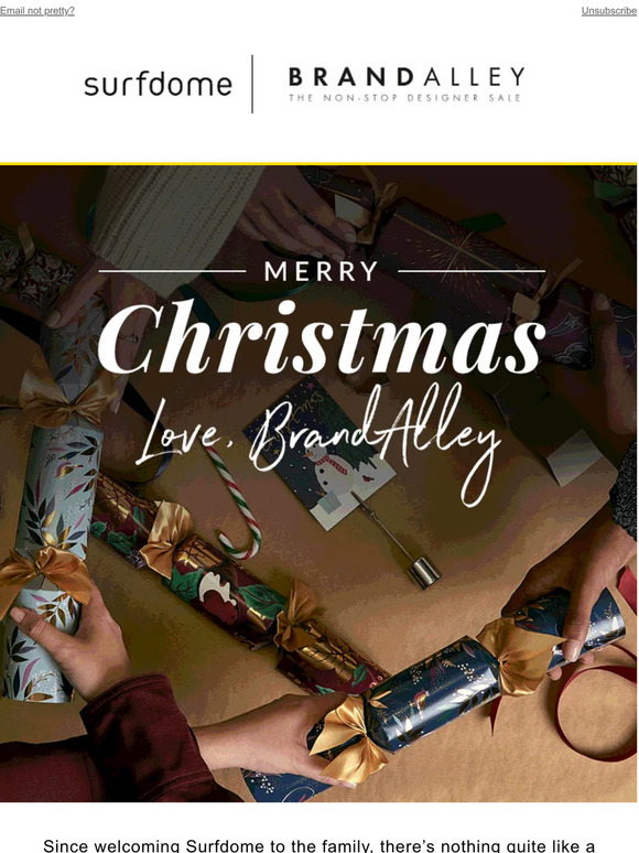 Merry Christmas from BrandAlley and an extra 10% off*