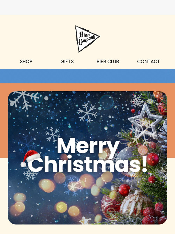 We wish you a Merry Christmas 🍻🎁🎄