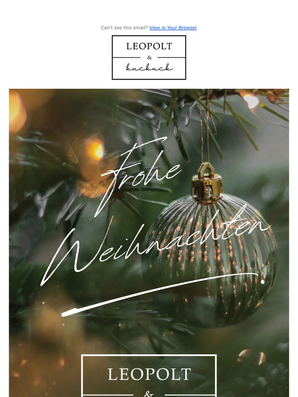 🌟 Frohe Weihnachten wünscht LEOPOLT & Kuckuck! 🎁