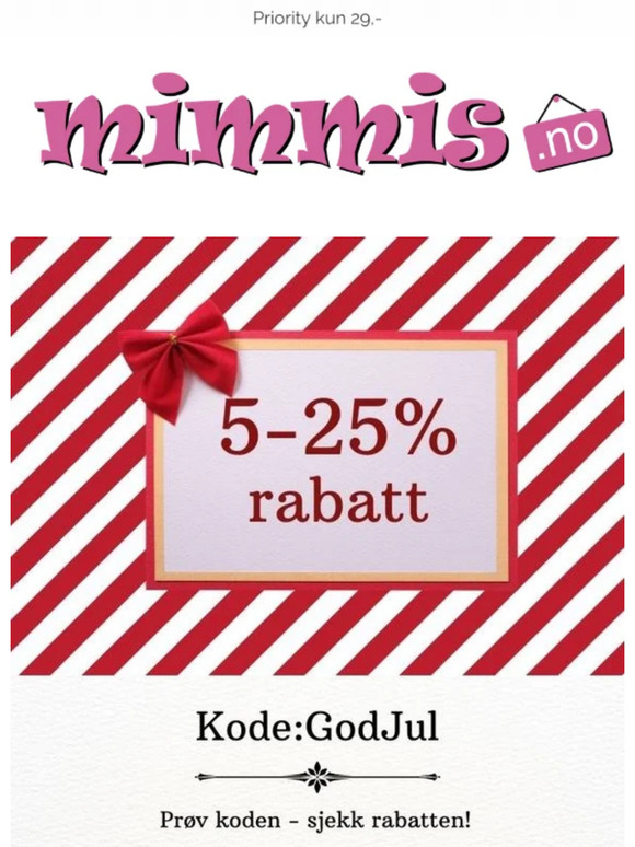 🎄Magisk rabattkode til deg ❤️