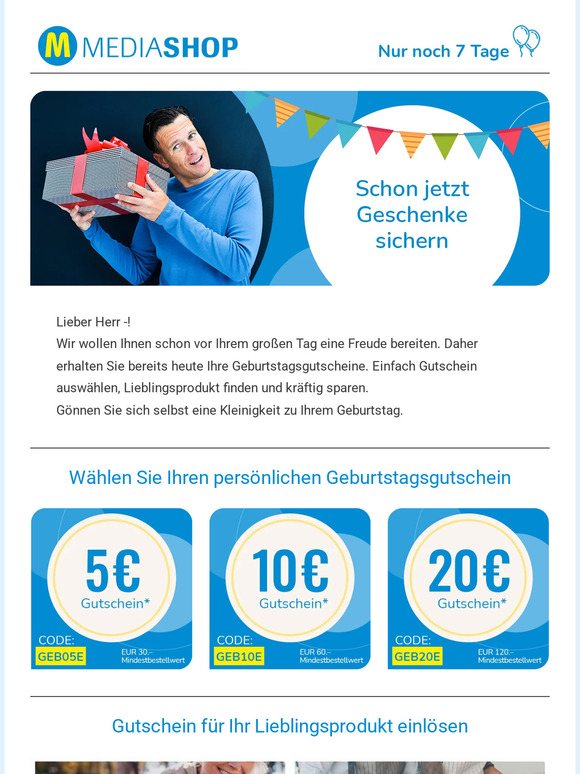 Bald ist Ihr Geburtstag 🎁