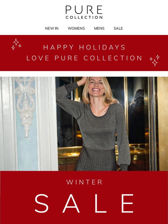 A Gift For You... Up To 50% Off Winter Sale
