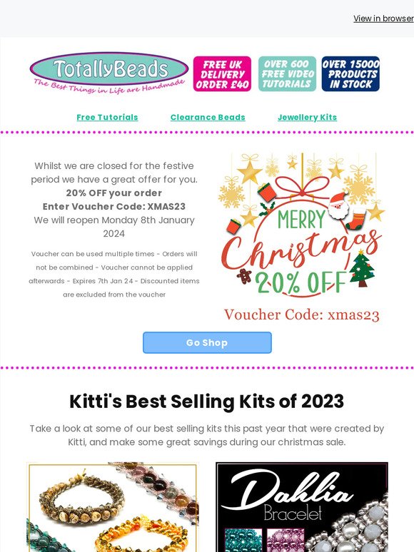 Our Best Selling Kits of 2023 🎉Christmas Sale 20% OFF 🎉