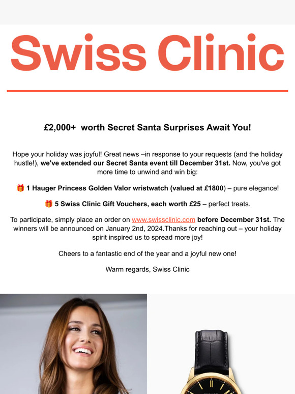£2,000+  worth Secret Santa Surprises Await You!