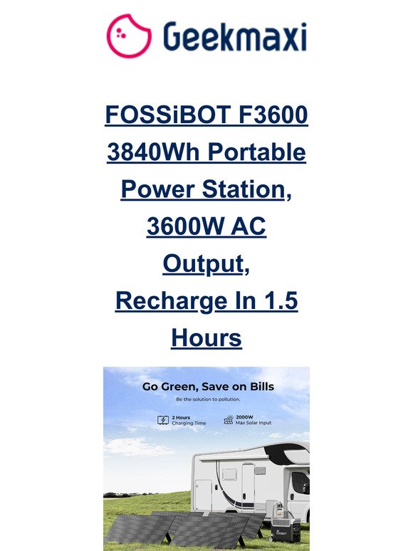 Fossibot F3600 Power Station