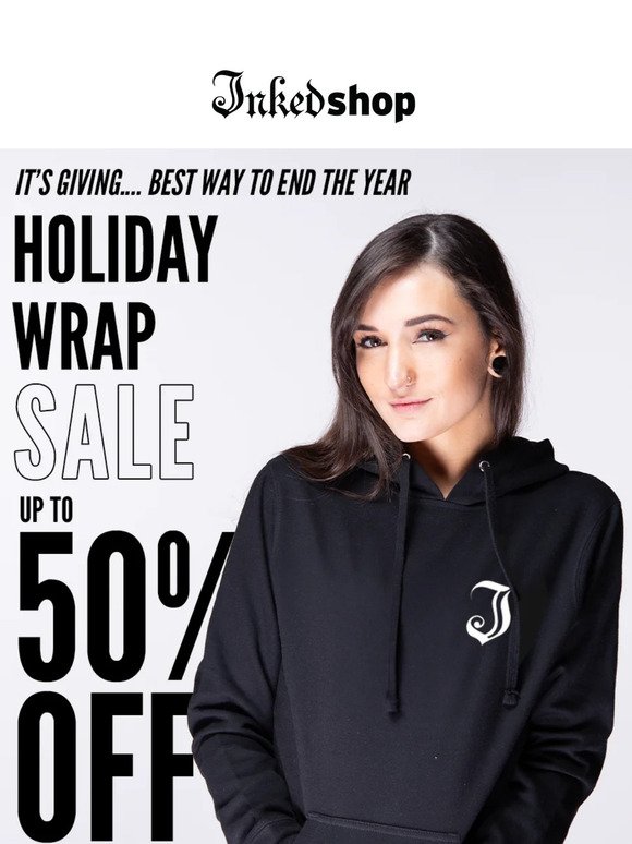 HOLIDAY WRAP SALE: 50% OFF & MORE! 🎁