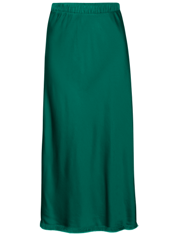 Satin Mabel Skirt (This one comes in Emerald) | NATION LTD