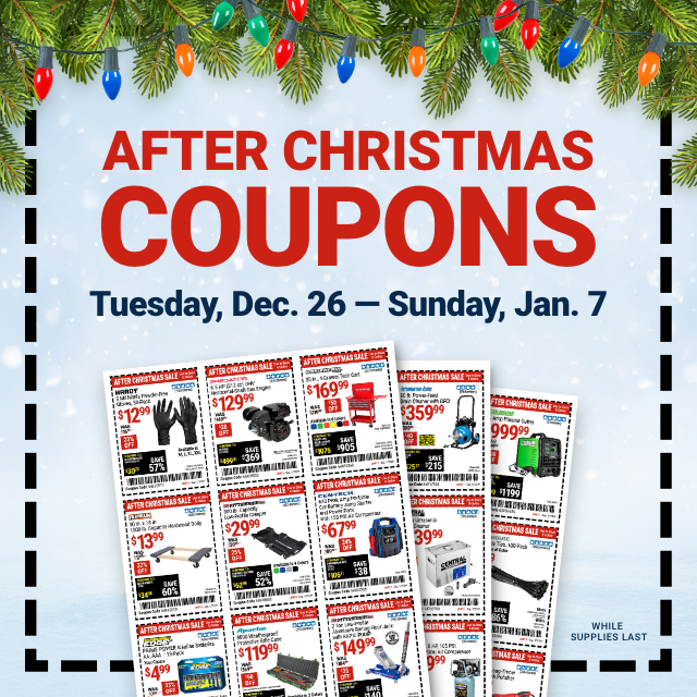 Harbor freight hours christmas eve sales