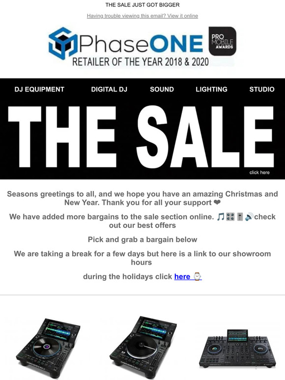 THE SALE JUST GOT BIGGER