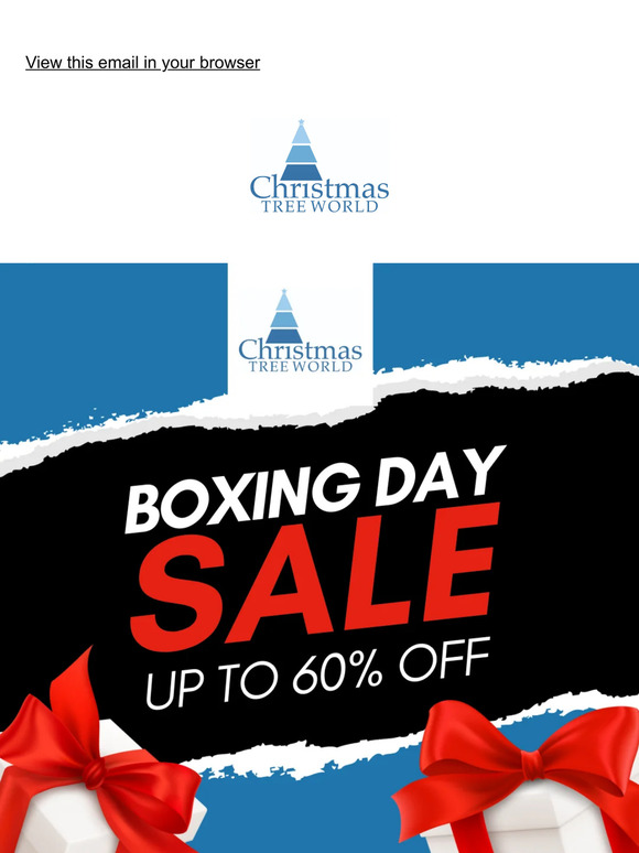 BOXING DAY SALE STARTS NOW