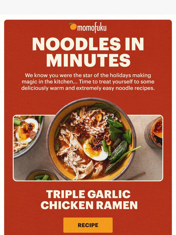 Dave Chang's Fridge Cleanout Noodle Stir Fry – Momofuku Goods