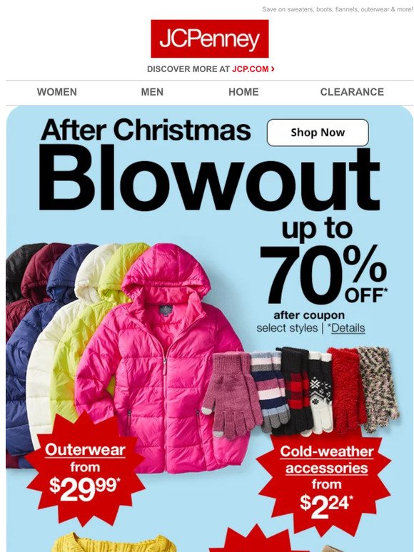 FYI: EXTRA 50% OFF already reduced up to 80% Clearance! - JCPenney
