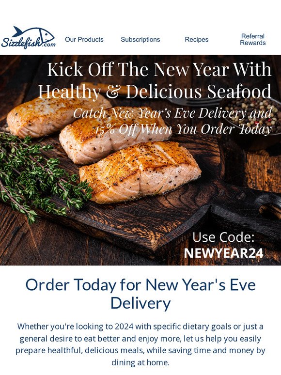Kick Off The New Year With a Box of Pure Natural Seafood!