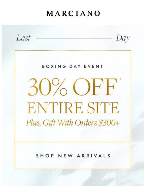 Last Day to Unbox 30% Off Site