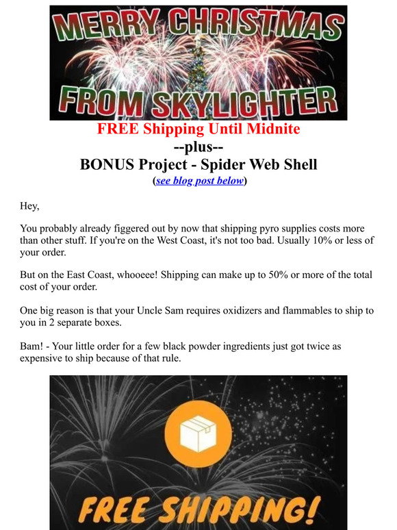 Skylighter: [Skylighter] How to make long-hang-time shells! | Milled