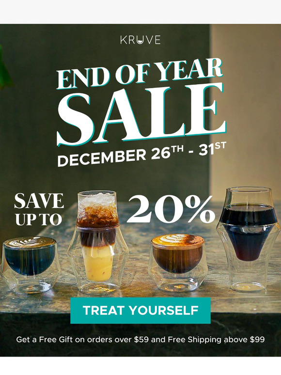 Unbox Joy with KRUVE's End of year savings!🎉