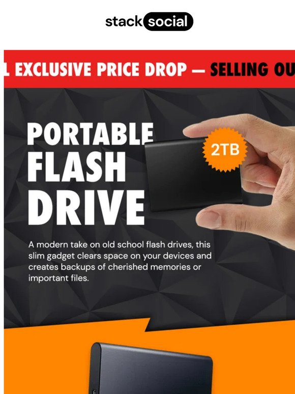 ⚡️ Flash Sale // Flash Drive ⚡️ Selling Out FAST!