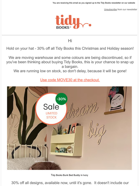 , get 30% off in our SALE