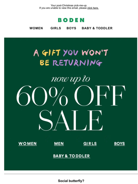 Boden Email Newsletters Shop Sales, Discounts, and Coupon Codes