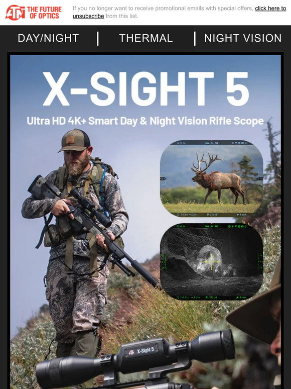 ATN: ⚡X-Sight 5: See Like Never Before Next Gen of digital scopes | Milled