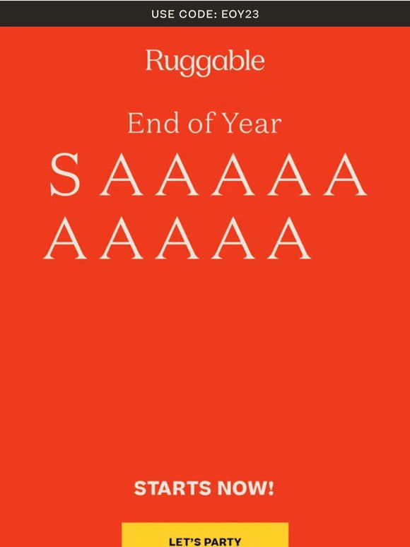 Our End of Year Sale Starts NOW!
