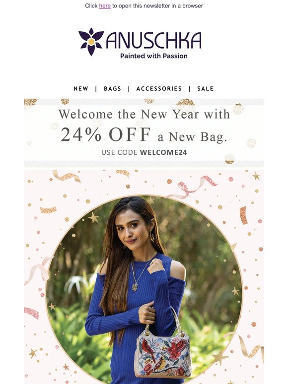 💥Welcome the New Year with 24% Off 💥