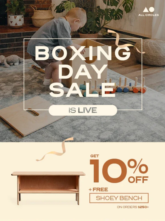 Boxing Day starts NOW!