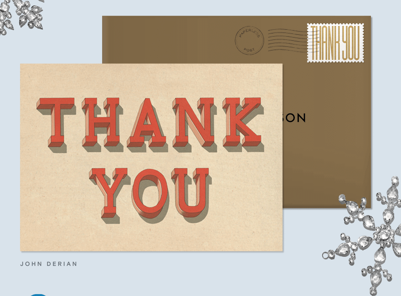 Paperless Post The best way to say thank you Milled