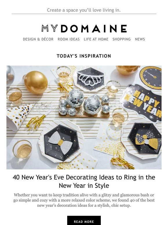 40 New Year's Eve Decorating Ideas to Ring in the New Year in Style