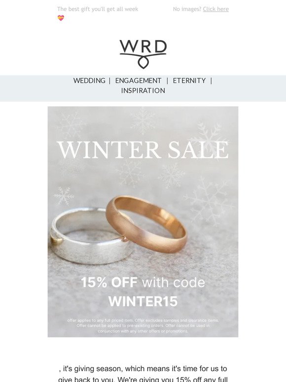 customer, Cosy Up With Our Big Winter Sale 💍