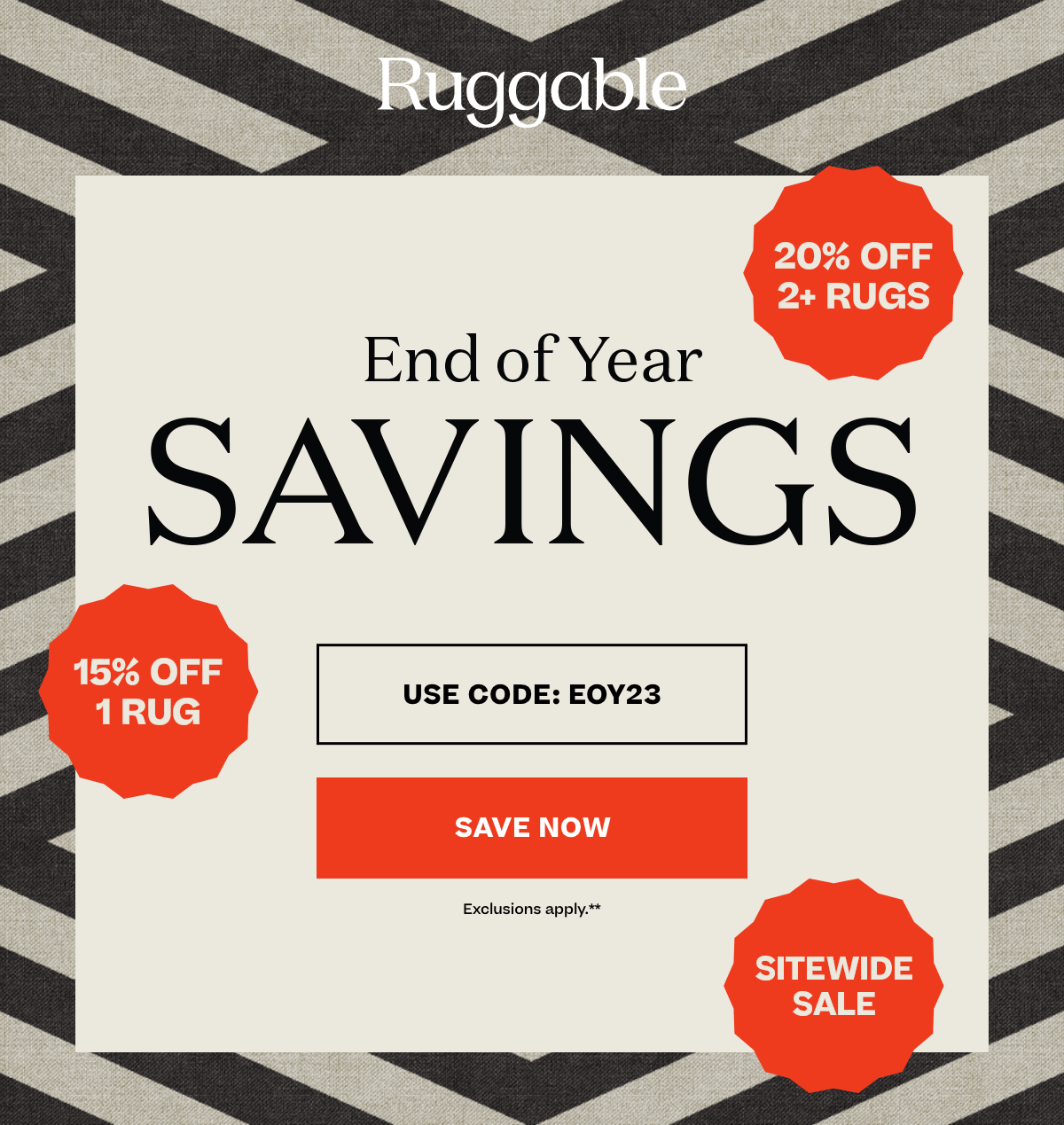 Ruggable Psst All Rugs Are on Sale 🤫 Milled