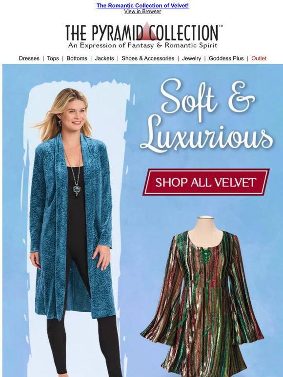 Pyramid Collection Lush & Silky The Velvet Collection is Online Now