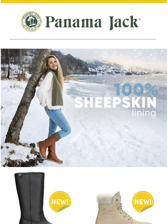 100% Sheepskin lining❄