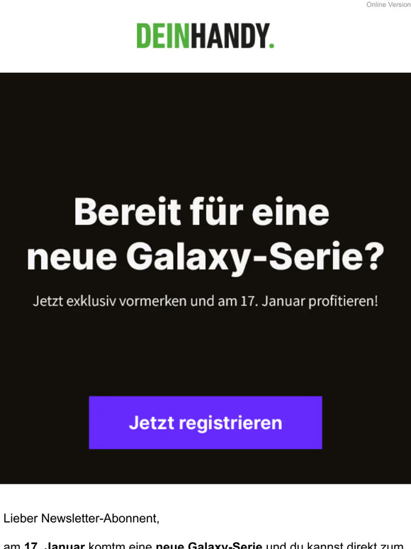 Bereit für eine neue Galaxy-Serie?