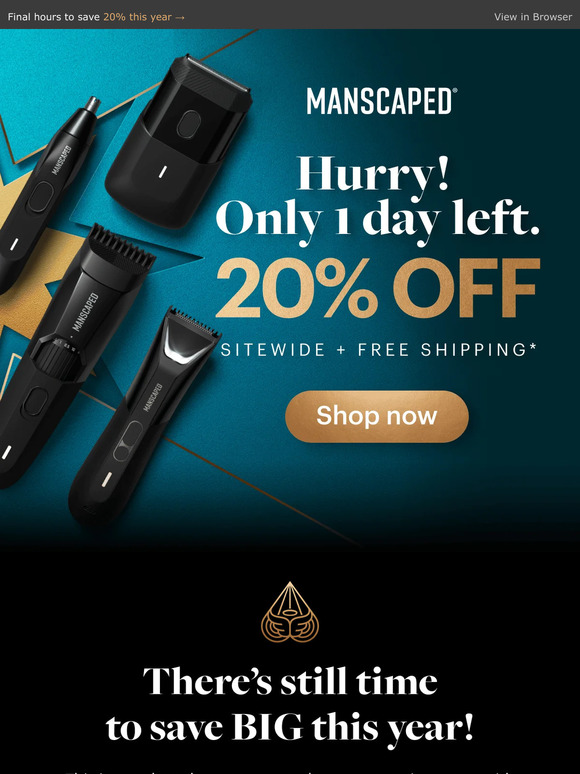 Manscaped Email Newsletters Shop Sales, Discounts, and Coupon Codes