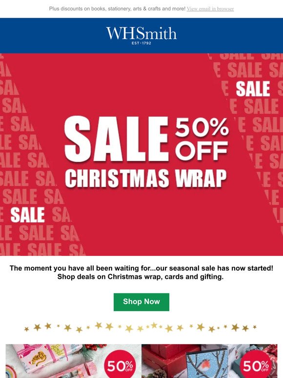 50% off Christmas sale! 🎄