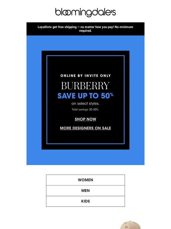 Bloomingdales burberry clearance sale