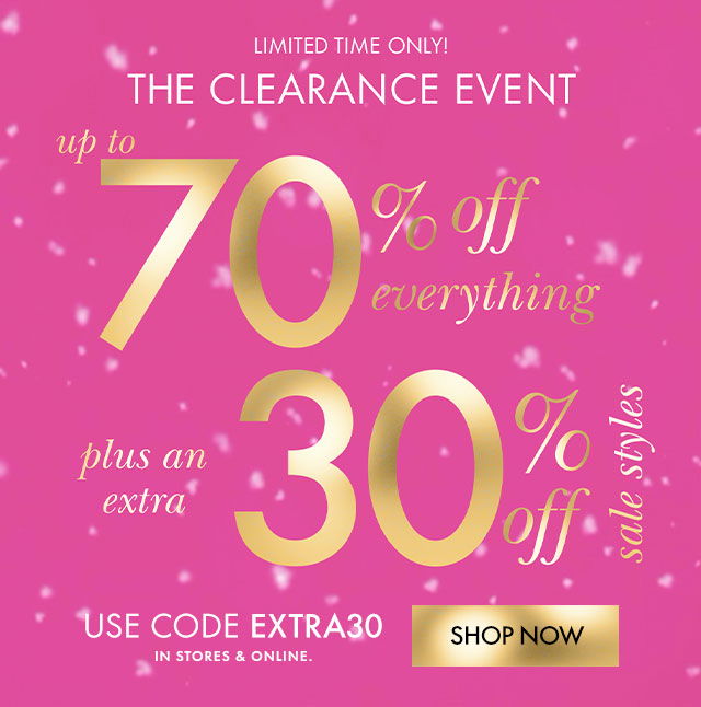 Tuesday Morning - Shop our Weekend Clearance Sale! Now through Monday take  an extra 25% off already reduced clearance items at your store