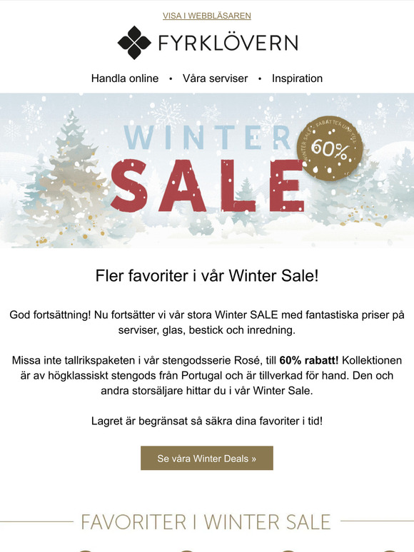 Favoriter i vår Winter Sale ❄️