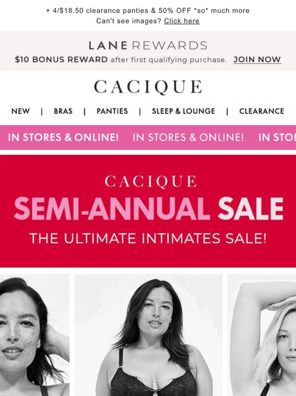 Lane Bryant ALL BRAS ON SALE 📣 starting at 19.99! Milled