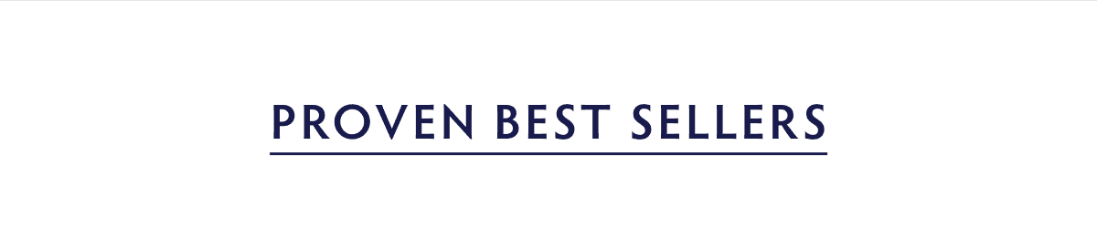 Proven Best Sellers: