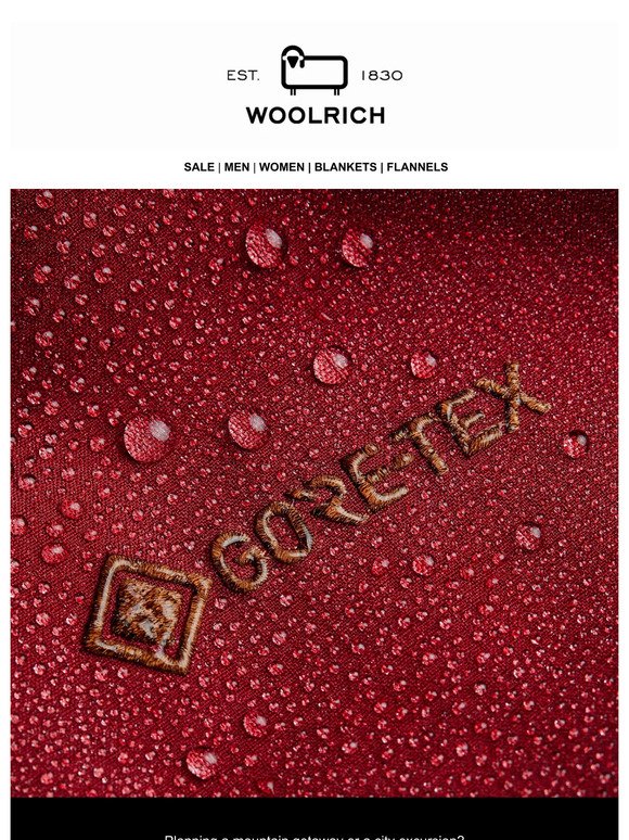 Woolrich & GORE-TEX: the perfect duo