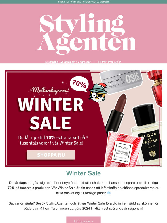 Winter Sale - Upp till 70% extra rabatt!❄️
